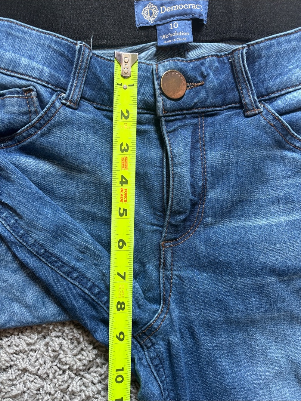 Democracy Women's Medium Blue Bootcut Jeans - Picture 7 of 16